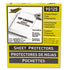 C-Line®  PROTECTOR,SHT,11X81/2,CLR  90125