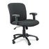 Safco®  CHAIR,BIG&TALL,MID BK,BK  3491BL