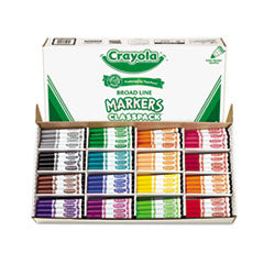 Crayola®  MARKER,BROADLN,256/BX,AST  588201