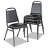 Alera®  CHAIR,STACK,VINYL,BKBK, 4  SC68VY10B