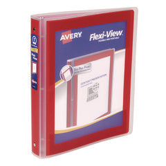 Avery®  BINDER,FLEXVW,1-INCH,RD  17606