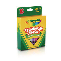 Crayola®  CRAYON,TRIANGULR,16CT,AST  524016