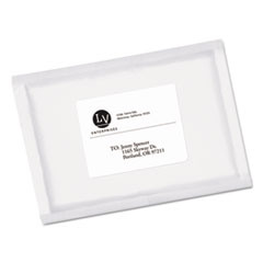 Avery®  LABEL,ADD,ECO,6UP,WH  48464