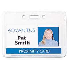 Advantus  BADGE,HOLDER,HORZ,50,CLR  75450