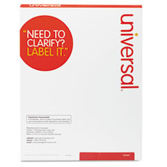 Universal®  LABEL,DT,1-1/3X4,1400,WH  80106