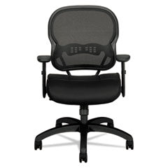 HON®  CHAIR,MIDBCK,MESH SEAT,BK  VL712MM10