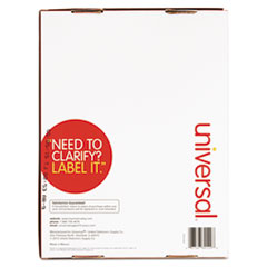 Universal®  LABEL,DT,1X2-5/8,7500,WH  80120