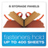 Pendaflex®  FOLDER,CLASS,LGL,2DIV,RD  2257R