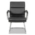 Alera®  CHAIR,GUEST,LTHR,CHRME,BK  NR4319