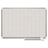 MasterVision®  BOARD,PLNR,48X36 GRID,WH  MA0593830