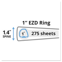 Avery®  BNDR,RNG,1",EZD,W/LH,BK  79990