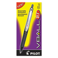 Pilot®  PEN,VBALL RT,FN,BK  26206