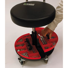 ShopSol  TROLLEY,STOOL,BK  1010277