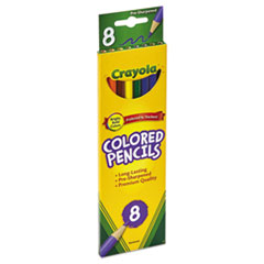 Crayola®  PENCIL,COLOR,8/ST,AST  684008