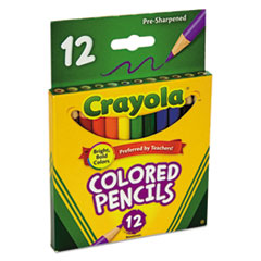 Crayola®  PENCIL,CRAYOLA,SHRT,12/ST  684112