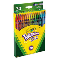 Crayola®  PENCIL,CLR,TWST,30/PK,AST  687409