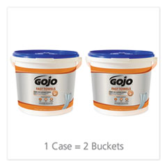 GOJO®  WIPES,GOJO FAST 225/BUCKT  629902CT