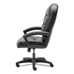 HON®  CHAIR,PILLOW-SOFT,LTHR,BK  2095HPWST11T