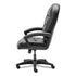 HON®  CHAIR,PILLOW-SOFT,LTHR,BK  2095HPWST11T