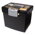 Storex  BOX,FILE,PORTABLE,BK  61504U01C