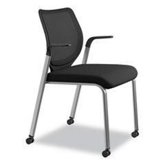 HON®  CHAIR,STCKR,NUCLS MESH,BK  N606HCU10T1