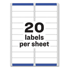 Avery®  LABEL,ADRS,1X4,20/SH  5161