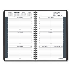 AT-A-GLANCE®  BOOK,APT,WKLY,8X4.88,BK  7010005