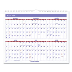 AT-A-GLANCE®  CALENDAR,WALL,RCYC,BE  PM828