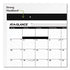 AT-A-GLANCE®  CALENDAR,DESK PAD,12MO  SK2200