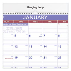 AT-A-GLANCE®  CALENDAR,WALL,2 MO/PAGE  PM928