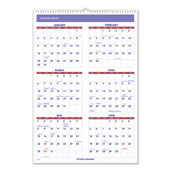 AT-A-GLANCE®  CALENDAR,WALL,15.5X22.75  PM628