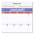 AT-A-GLANCE®  CALENDAR,LAMINTD WALL,WH  PMLM0328