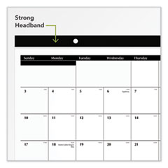 AT-A-GLANCE®  CALENDAR,WRKSTN DSK PD,BK  SK1400