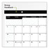 AT-A-GLANCE®  CALENDAR,WRKSTN DSK PD,BK  SK1400