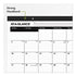 AT-A-GLANCE®  CALENDAR,DSK PD/WALL,BK  SK2400