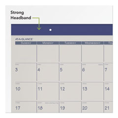 AT-A-GLANCE®  CALENDAR,DESK PD,12 MO,BE  SK2517