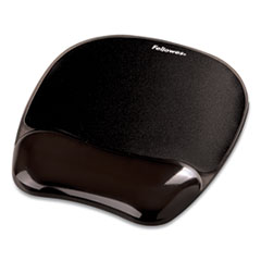 Fellowes®  REST,WRIST,MOUSE PAD,BK  9112101