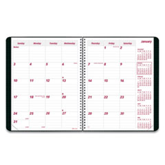 Brownline®  PLANNER,MONTHLY,DULX,BK  CB1200VBLK