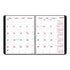 Brownline®  PLANNER,MNTHLY,DURAFLX,BK  CB1262VBLK