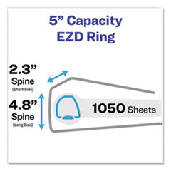 Avery®  BNDR,SLNTRNG,11X8.5,5",BK  09900