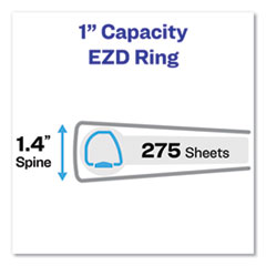 Avery®  BNDR,SLNTRNG,11X8.5,1",BK  08302