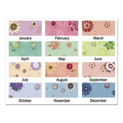 AT-A-GLANCE®  DESK PAD,FLORAL,22X17  5035