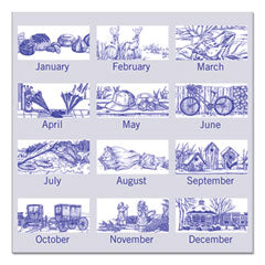 AT-A-GLANCE®  CALENDAR,WALL,12X12,BE  G100017