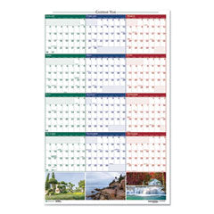 House of Doolittle  PLANNER,WALL,LAMINATED  3931