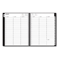 Blue Sky®  PLANNER,W/M VERT APT,BK  123845