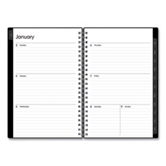 Blue Sky®  PLANNER,5X8,WKLY/MNTHY,BK  111291