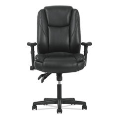 Sadie  CHAIR,TASK,LEATHER,BK  VST331