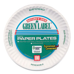 AJM Packaging Corporation  PLATE,6" PAPER,WHT  PP6GREWH