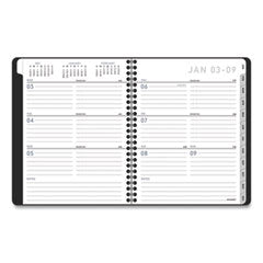 AT-A-GLANCE®  PLANNER,CONTMP,MD,LTBLK  7054XL05