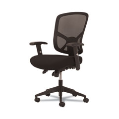 Sadie  CHAIR,TASK,HI BCK,FABR,BK  VST121